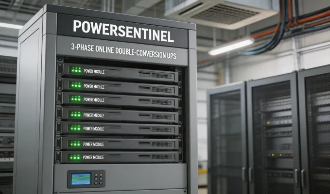 PowerSentinel modular UPS — scalable power from 30kVA to 3MW